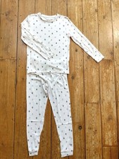 Girls Zara Penguin Pyjamas Age 11-12 Pale Blush Pink - VGC