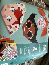 Origami Craft Kit - Djeco Faces, Design By Marie Desbons