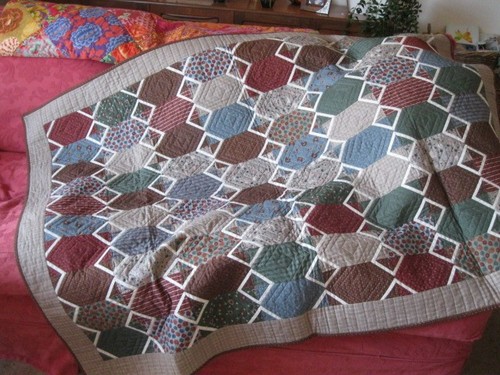Patchwork quilt handmade - patchwork,