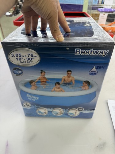 Bestway fast set swimming pool - swimming,