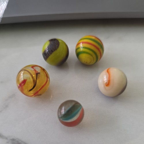Antique vintage glass marbles - antique/,
