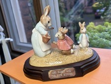 Beatrix Potter Mrs Rabbit and the Four Bunnies Beswick Tableau 802/1997 mint