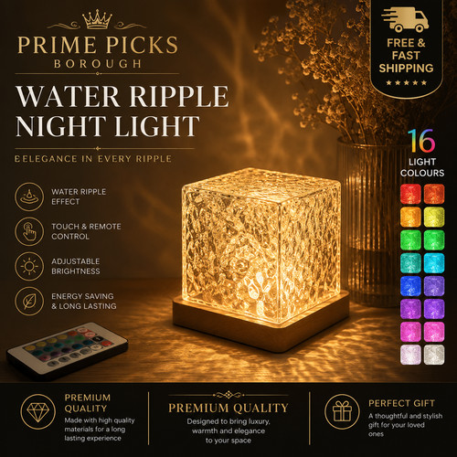 Ocean wave water - ripple, lamp