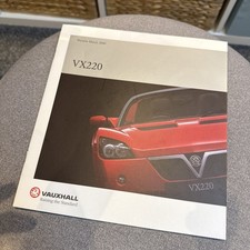 Vauxhall VX220 Preview Brochure 2000
