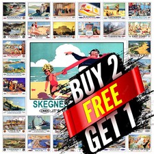 Railway Metal Sign Plaque Tin Man Cave Home Bar Garage Dad Aluminium Signs ZZ050