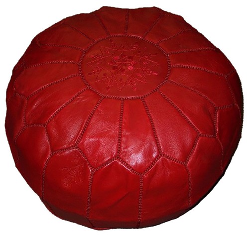 Moroccan pouf footstool - moroccan,