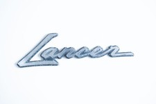 Vintage/Classic Mitsubishi Lancer Chrome Car Script Badge/Emblem