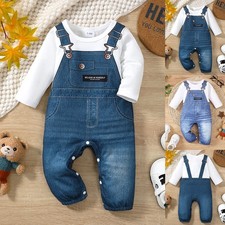 Infant Baby Boy Denim Look