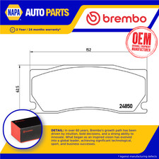 Brake Pads Set fits JAGUAR XK