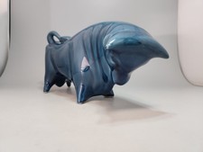 Vintage Ceramic Bull Piggy Bank Mone Box By Colin Melbourne