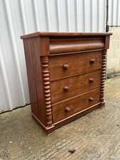 Large Victorian mahogany chest