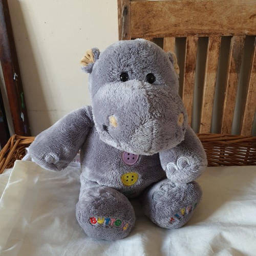 Humatt buttons hippo - hippo, soft