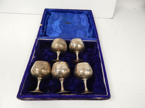 Vintage goblets cups silver - cups,