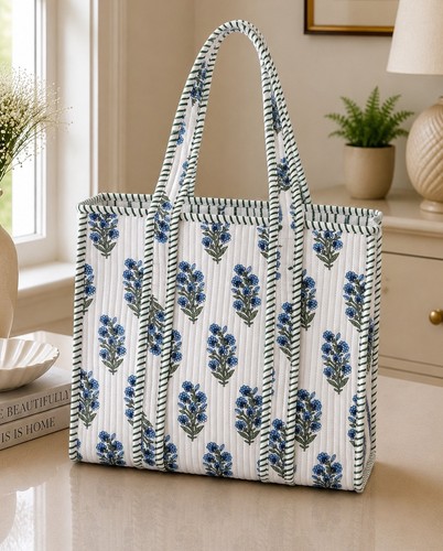 Small tote bag indian quilted - bag,indian,