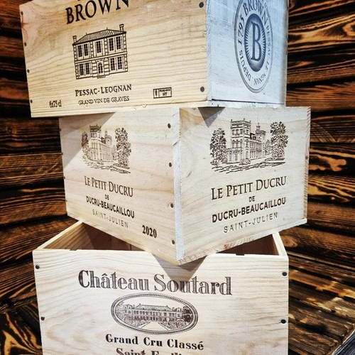 Wooden wine box crate for - wine,