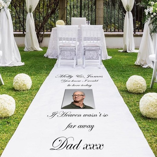 Personalised wedding aisle - personalised,