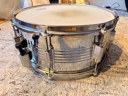 Vintage chrome snare x - , 6