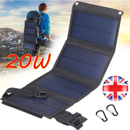 20w solar folding - folding, bank