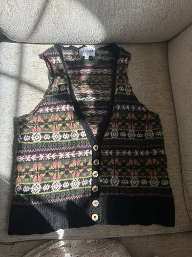Brora fair isle sleeveless - fair,