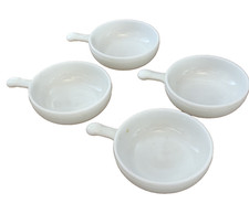Set of 4 Vintage Milk Glass