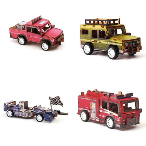 Wooden model vehicle kits - model,