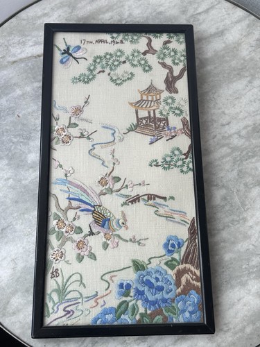 Chinese hand embroidered silk - chinese,