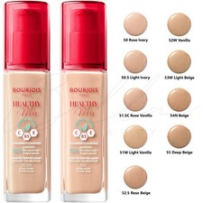 BOURJOIS Healthy Mix Clean & Vegan Radiant Long Lasting Foundation *CHOOSE*