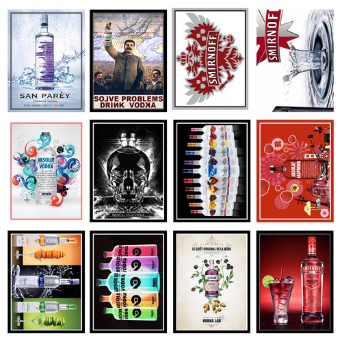 Vodka retro metal - vodka,