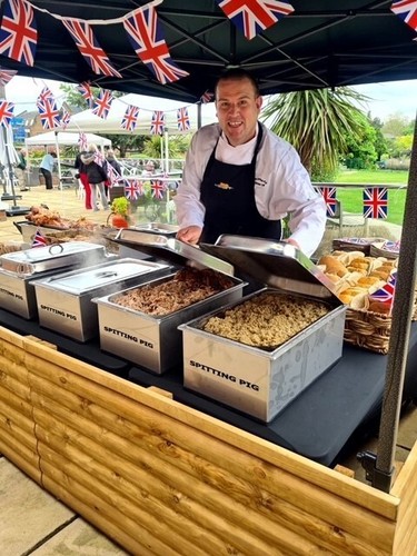 Hog roast machine catering - hog,