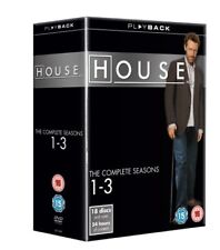 House: The Complete Seasons 1-3 DVD (2007) Hugh Laurie cert 15 18 discs