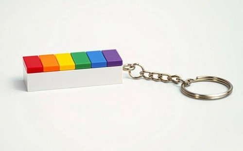 Rainbow keyring keychain for - keyring/keychain,