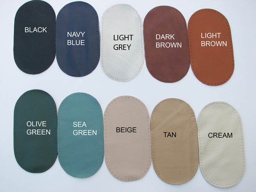 Genuine leather elbow - elbow, patches
