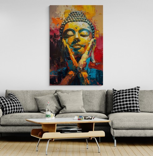 Buddha canvas picture print - canvas,