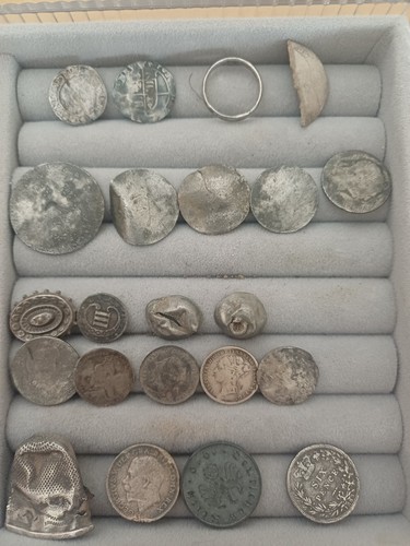 Metal detecting finds - finds, mixed