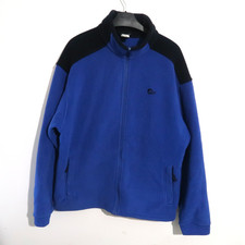 Lowe Alpine Fleece Jacket Medium Blue Quarter Zip Walking Hiking Outdoor
