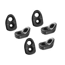 6Pcs Black Kayak D Single Eyelet Tie Down Loop Deck Fitting