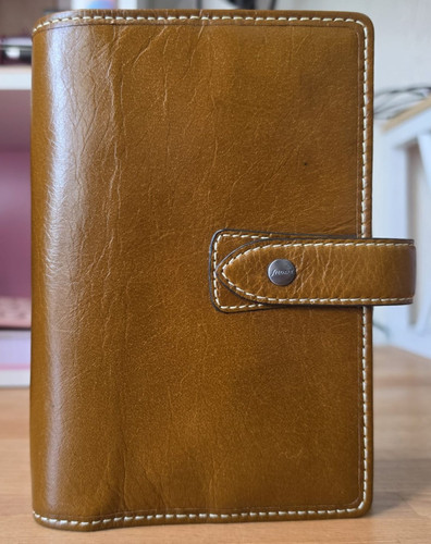 Filofax malden ochre brown - malden,