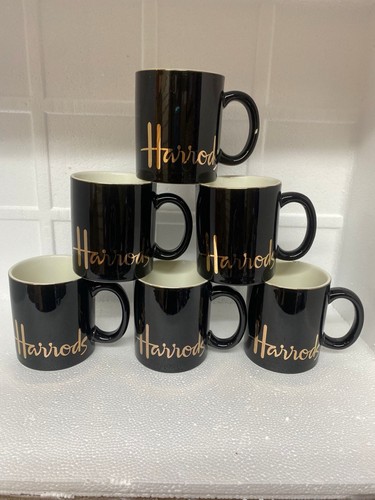 Harrods coffee mugs black - x,
