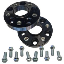 Hubcentric Wheel Spacers 5x112 66.6CB 20mm Mercedes Viano Vito - Black / ex-demo