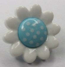 Pack Of 6 Dotty Centre Daisy