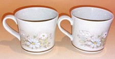 2 Royal Doulton Florinda Tea Cups Lambethware Vintage 1980 Refc