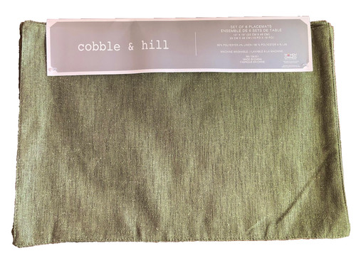 Cobble hill placemats - cobble, (6)