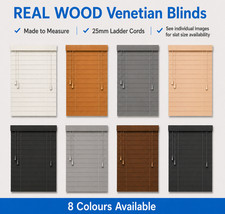 Real Wood Venetian Blinds Made