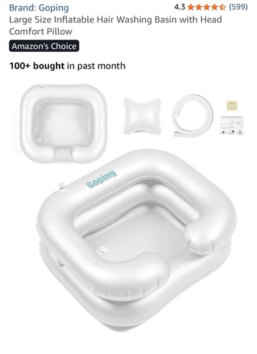 Large size inflatable - large, hair