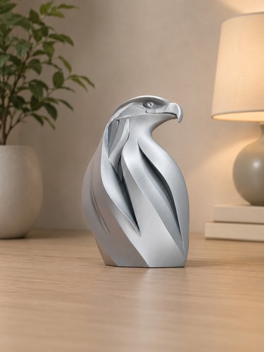 Modern eagle bust statue - bust,