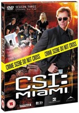 CSI Miami: Season 3 - Part 1 DVD (2006) David Caruso cert 15 3 discs Great Value