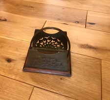 Antique Letter Rack Brass And