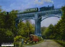 Railway steam engine large