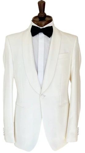 Mens tuxedo suit jacket white - tuxedo,