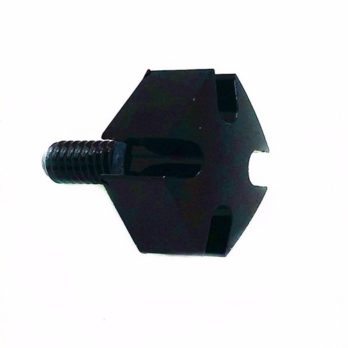Black cross seat - black, bolt
